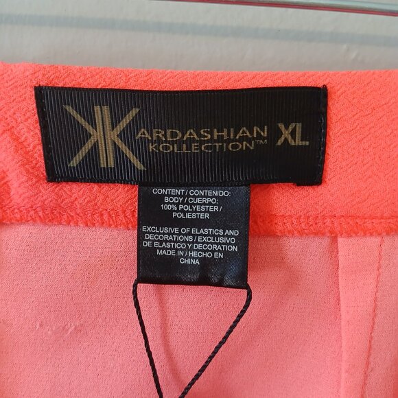 Kim Kardashian Womens Blazer and Pencil Skirt Set Hot Pink Long Sleeve SZ XL NWT - Picture 7 of 16